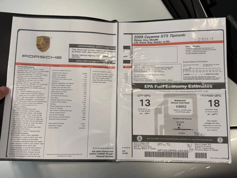 2009 Porsche 955/957 Cayenne GTS - Image 31 of 31