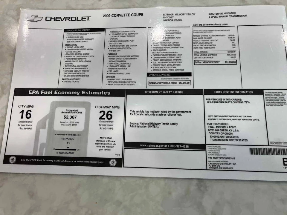2009 Chevrolet Corvette C6 - Image 21 of 24
