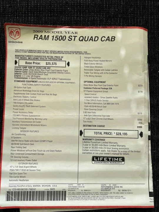 2009 Dodge Ram 4th Gen - Image 11 of 19