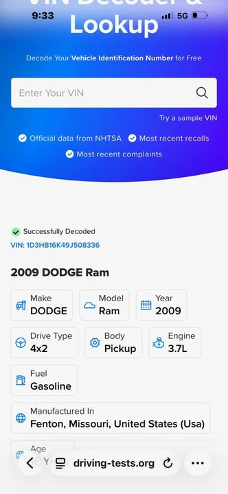 2009 Dodge Ram 4th Gen - Image 7 of 7
