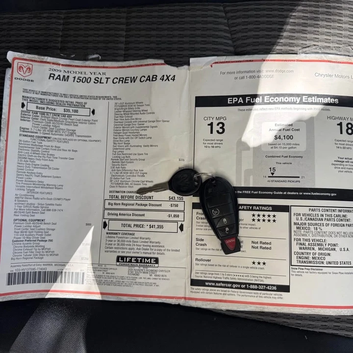 2009 Dodge Ram 4th Gen - Image 13 of 15