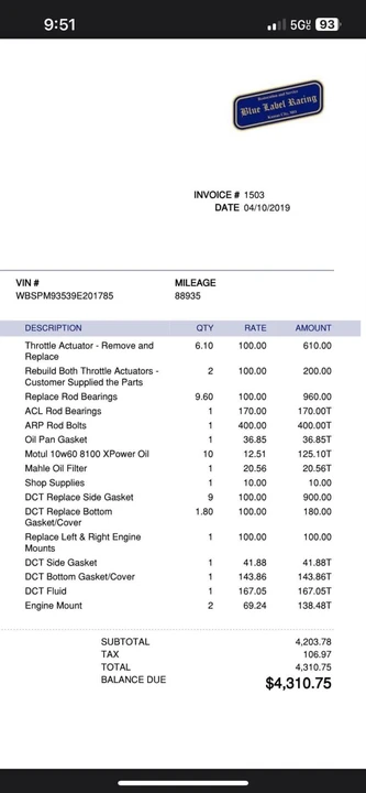 2009 BMW E90 M3 Sedan - Image 3 of 31