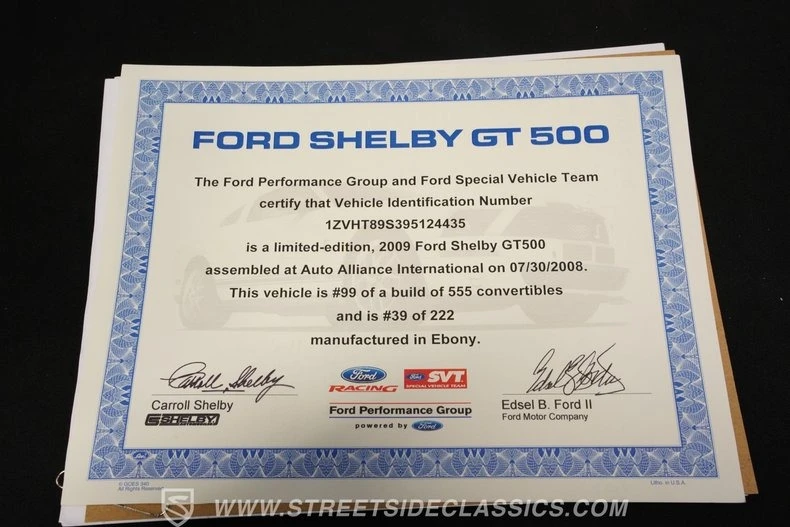 2009 Ford S197 I Shelby Mustang GT500 - Image 31 of 31