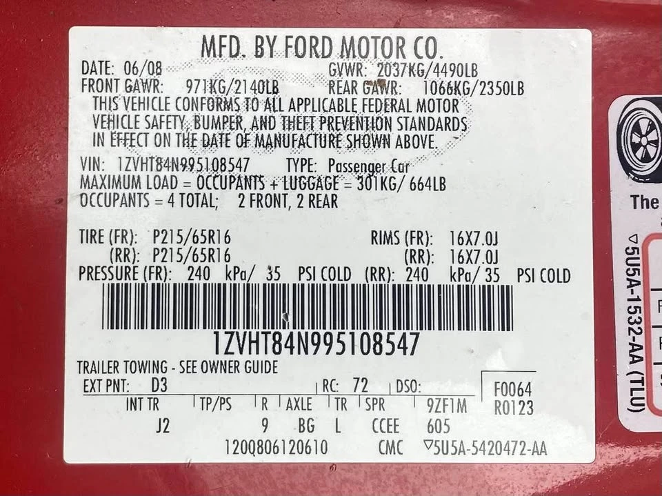 2009 Ford S197 Mustang - Image 15 of 19