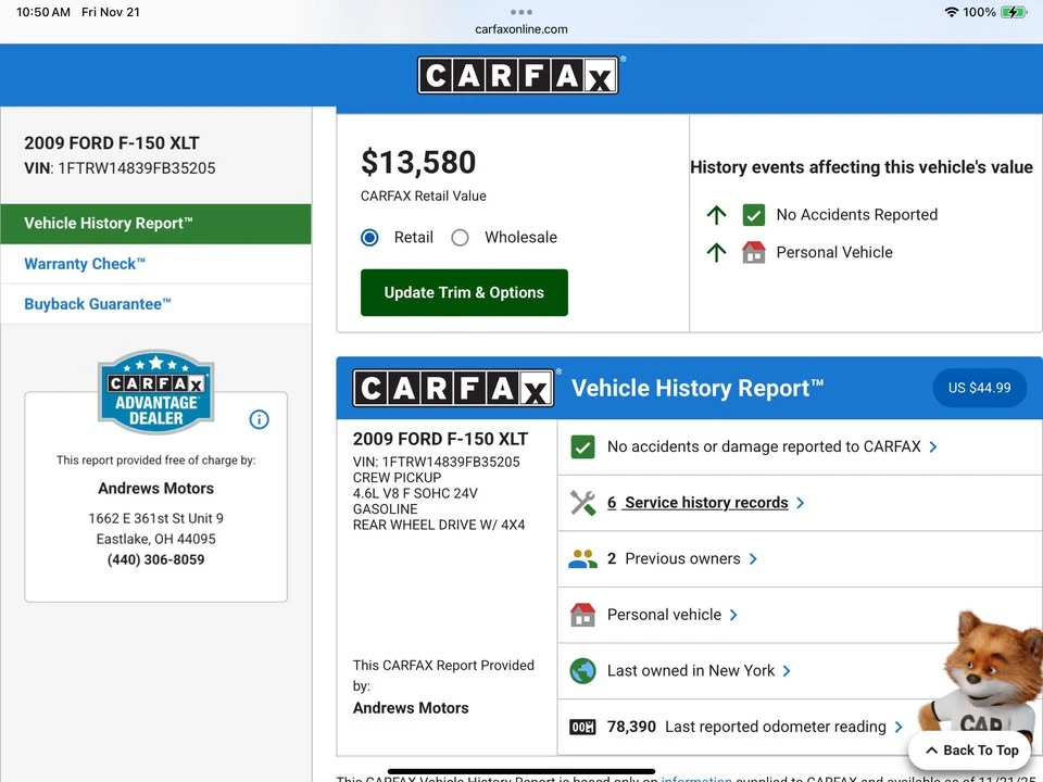 2009 Ford F-150 12th Gen - Image 20 of 20