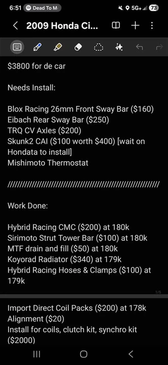 2009 Honda Civic Si 8th Gen - Image 13 of 15