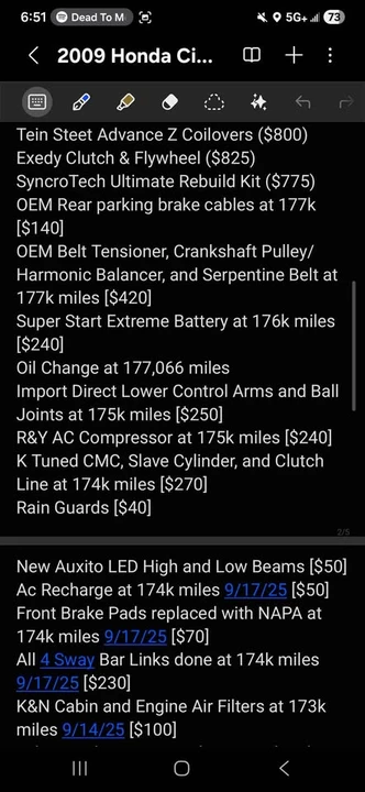 2009 Honda Civic Si 8th Gen - Image 14 of 15