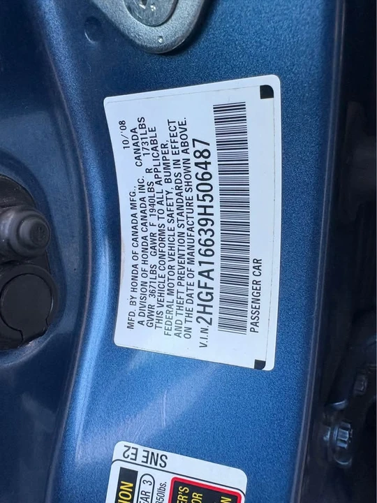 2009 Honda Civic 8th Gen - Image 19 of 19