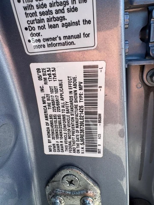 2009 Honda CR-V 3rd Gen - Image 14 of 14