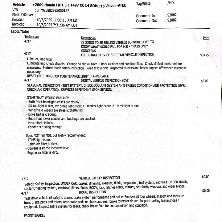 2009 Honda Fit - Image 10 of 10