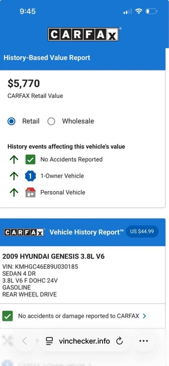 2009 Hyundai Genesis - Image 20 of 20