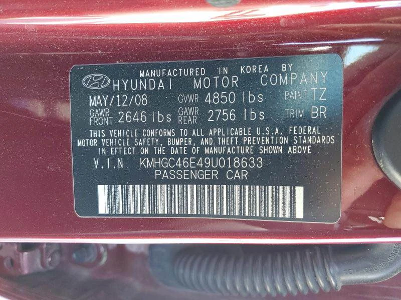 2009 Hyundai Genesis - Image 13 of 13