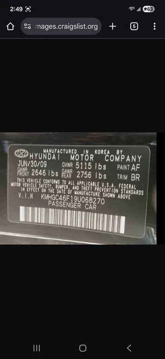 2009 Hyundai Genesis - Image 7 of 15