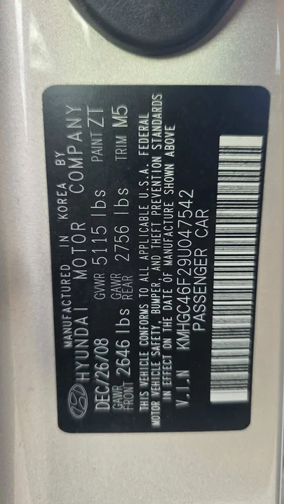 2009 Hyundai Genesis - Image 19 of 19