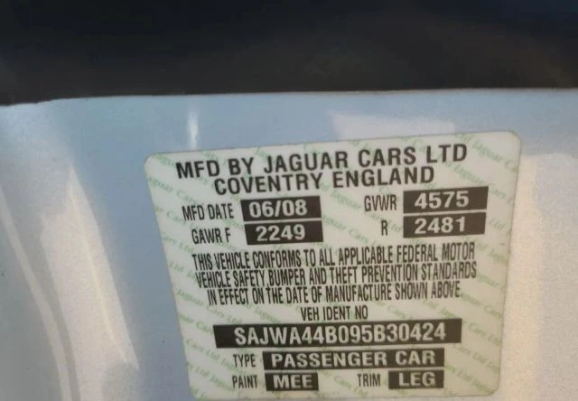 2009 Jaguar X150 XK - Image 7 of 7
