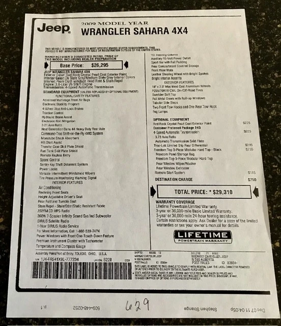 2009 Jeep JK Wrangler - Image 15 of 20