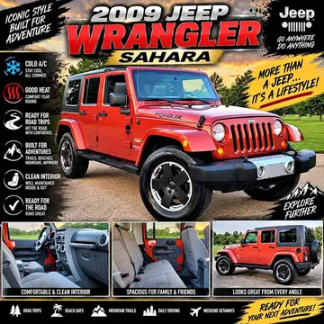 2009 Jeep Wrangler Unlimited Sahara Sport Utility 4D
