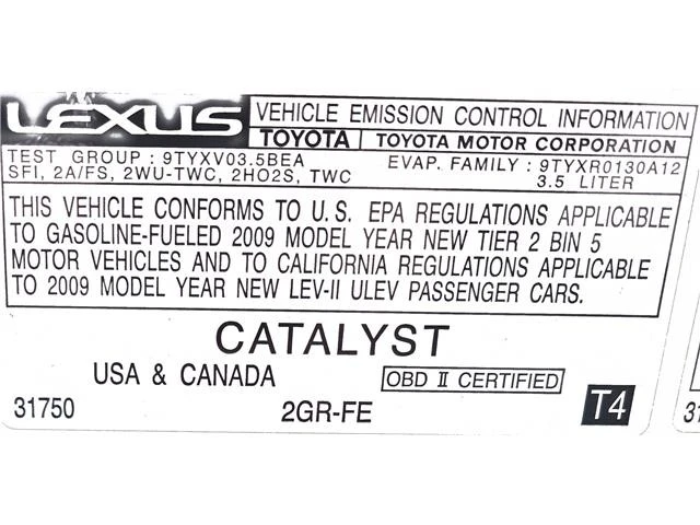 2009 Lexus ES 5th Gen - Image 11 of 11