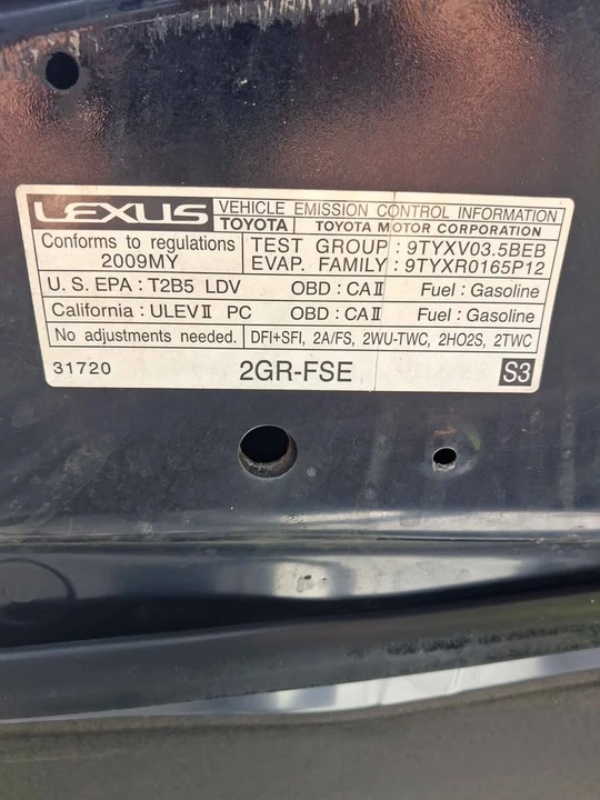 2009 Lexus GS 3rd Gen - Image 8 of 10