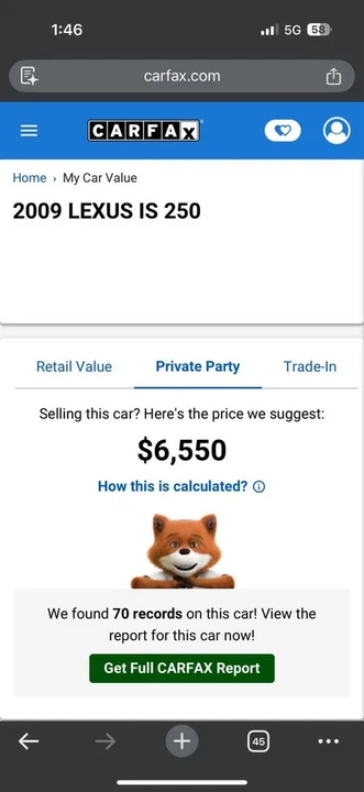 2009 Lexus IS 2nd Gen - Image 17 of 19