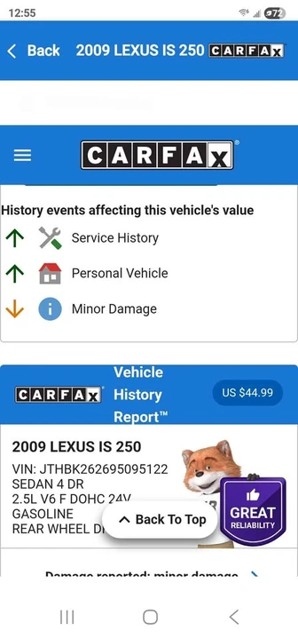2009 Lexus IS 2nd Gen - Image 13 of 13