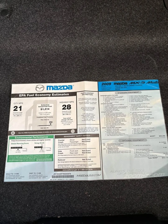2009 Mazda NC MX-5 Miata - Image 15 of 17