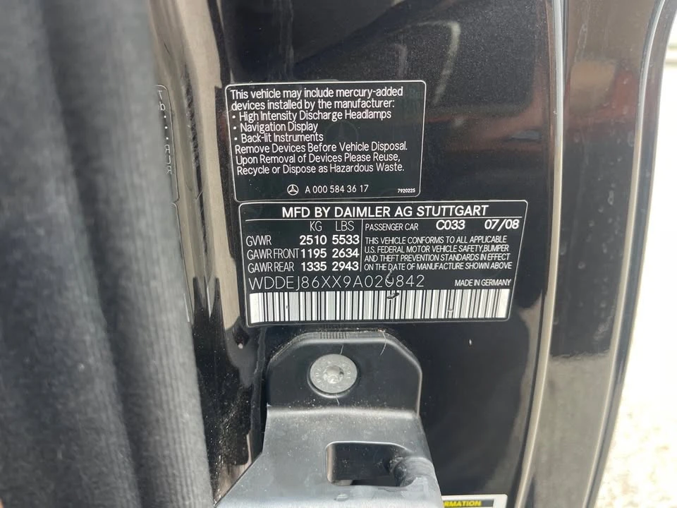 2009 Mercedes-Benz C216 CL-Class - Image 6 of 20