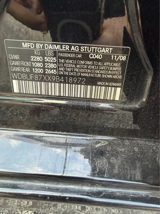 2009 Mercedes-Benz W211 E-Class - Image 14 of 14