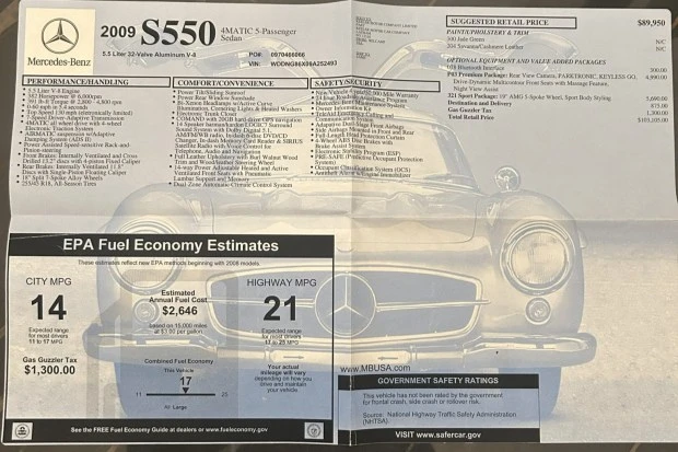 2009 Mercedes-Benz W221 S-Class - Image 8 of 9