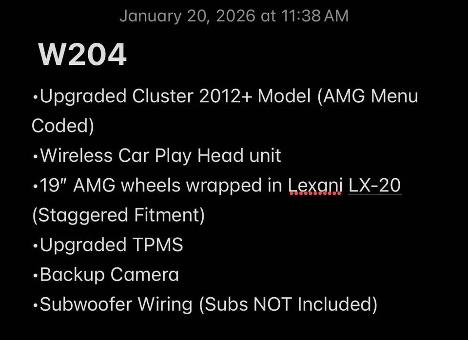 2009 Mercedes-Benz W204 C-Class - Image 11 of 11