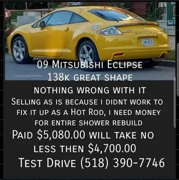 2009 Mitsubishi Eclipse GS