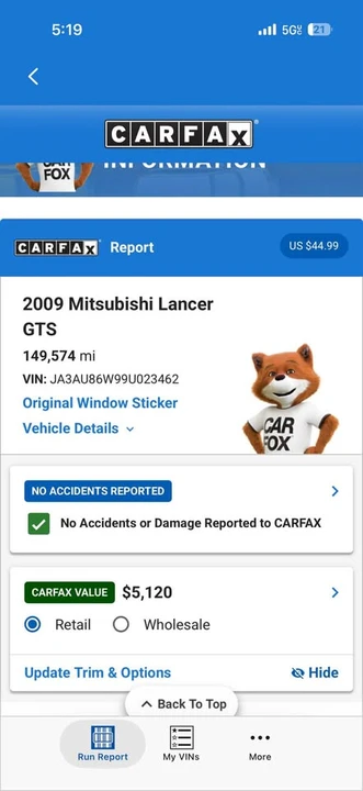 2009 Mitsubishi Lancer 8th Gen - Image 6 of 18