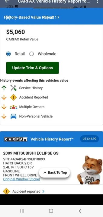 2009 Mitsubishi Eclipse 4th Gen - Image 13 of 15