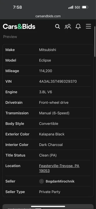 2009 Mitsubishi Eclipse 4th Gen - Image 18 of 19