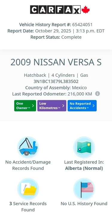 2009 Nissan Versa - Image 7 of 7