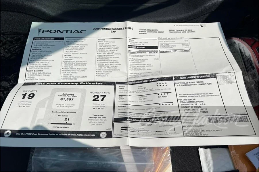2009 Pontiac Solstice GXP - Image 8 of 12