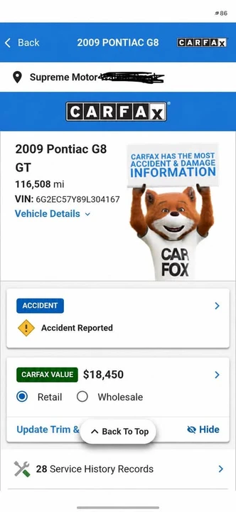 2009 Pontiac G8 - Image 10 of 13