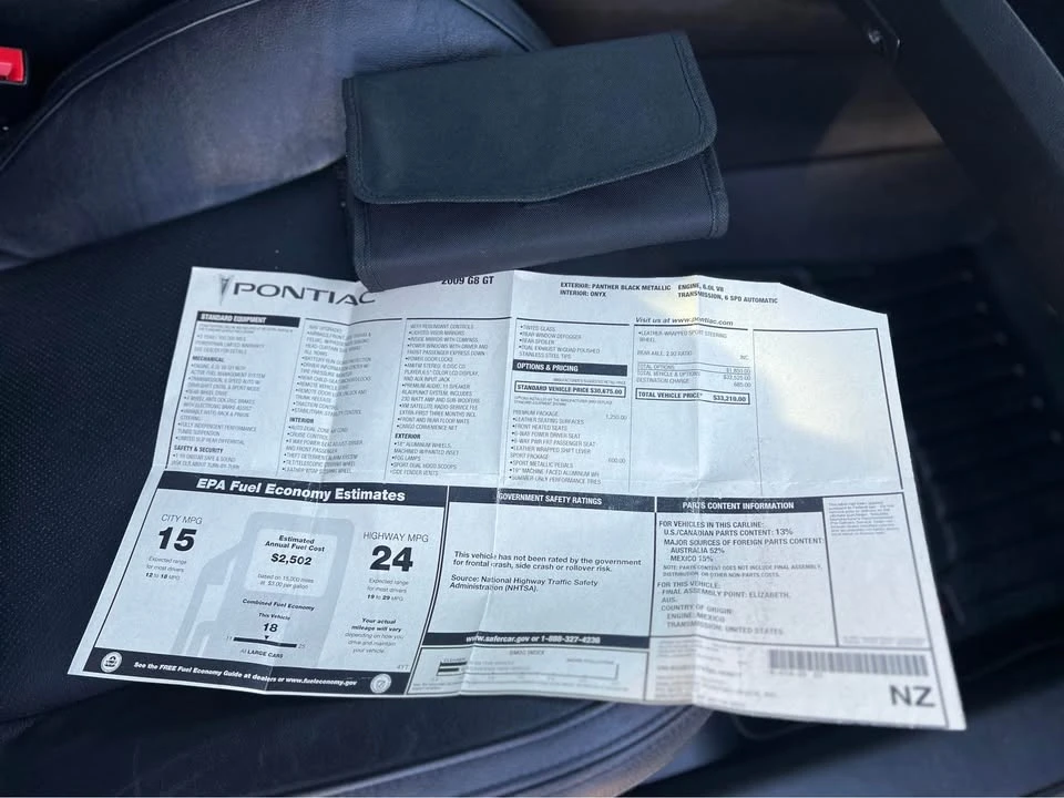 2009 Pontiac G8 - Image 11 of 20