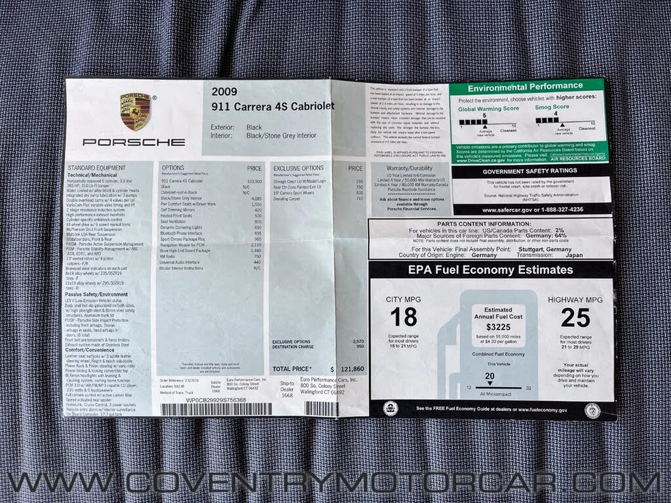 2009 Porsche 997 Carrera 4S - Image 18 of 31