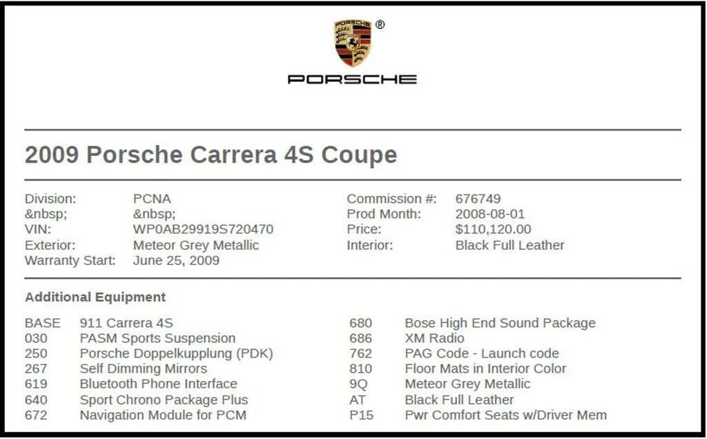 2009 Porsche 997 Carrera 4S - Image 7 of 26