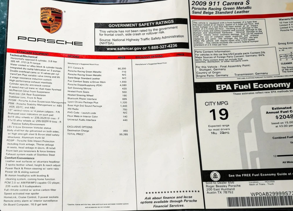 2009 Porsche 997 Carrera S - Image 2 of 31