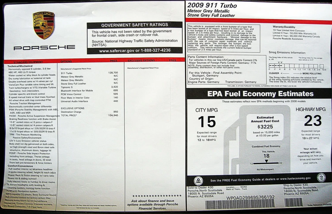 2009 Porsche 997 Turbo - Image 14 of 14