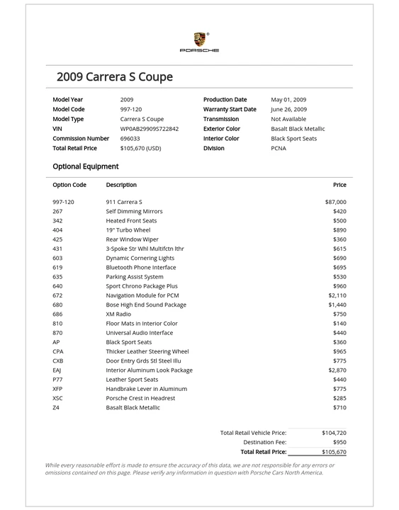 2009 Porsche 997 Carrera S - Image 27 of 30