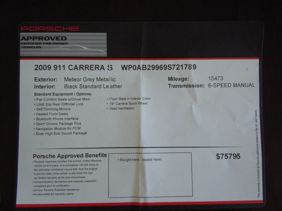 2009 Porsche 997 Carrera S - Image 6 of 11