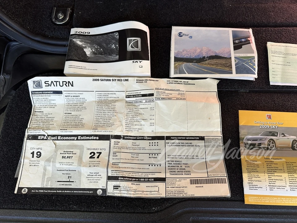 2009 Saturn Sky Red Line - Image 21 of 24