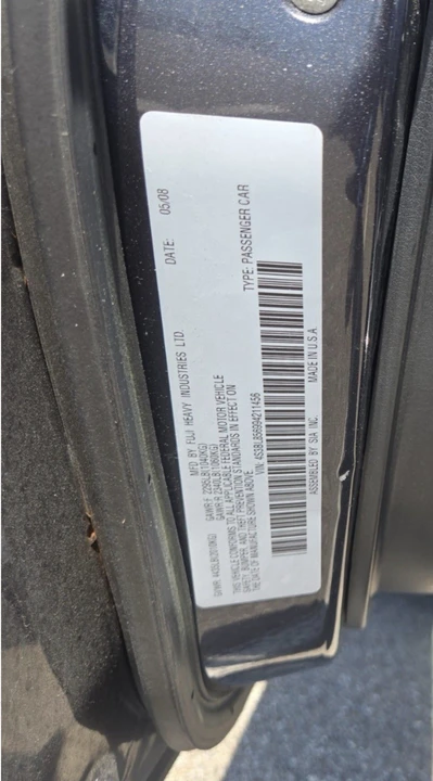 2009 Subaru Legacy 4th Gen - Image 17 of 30