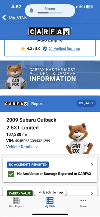 2009 Subaru Outback 3rd Gen - Image 13 of 13