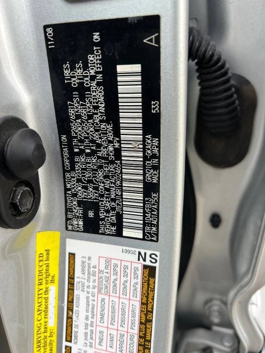 2009 Toyota 4Runner 4th Gen - Image 12 of 14