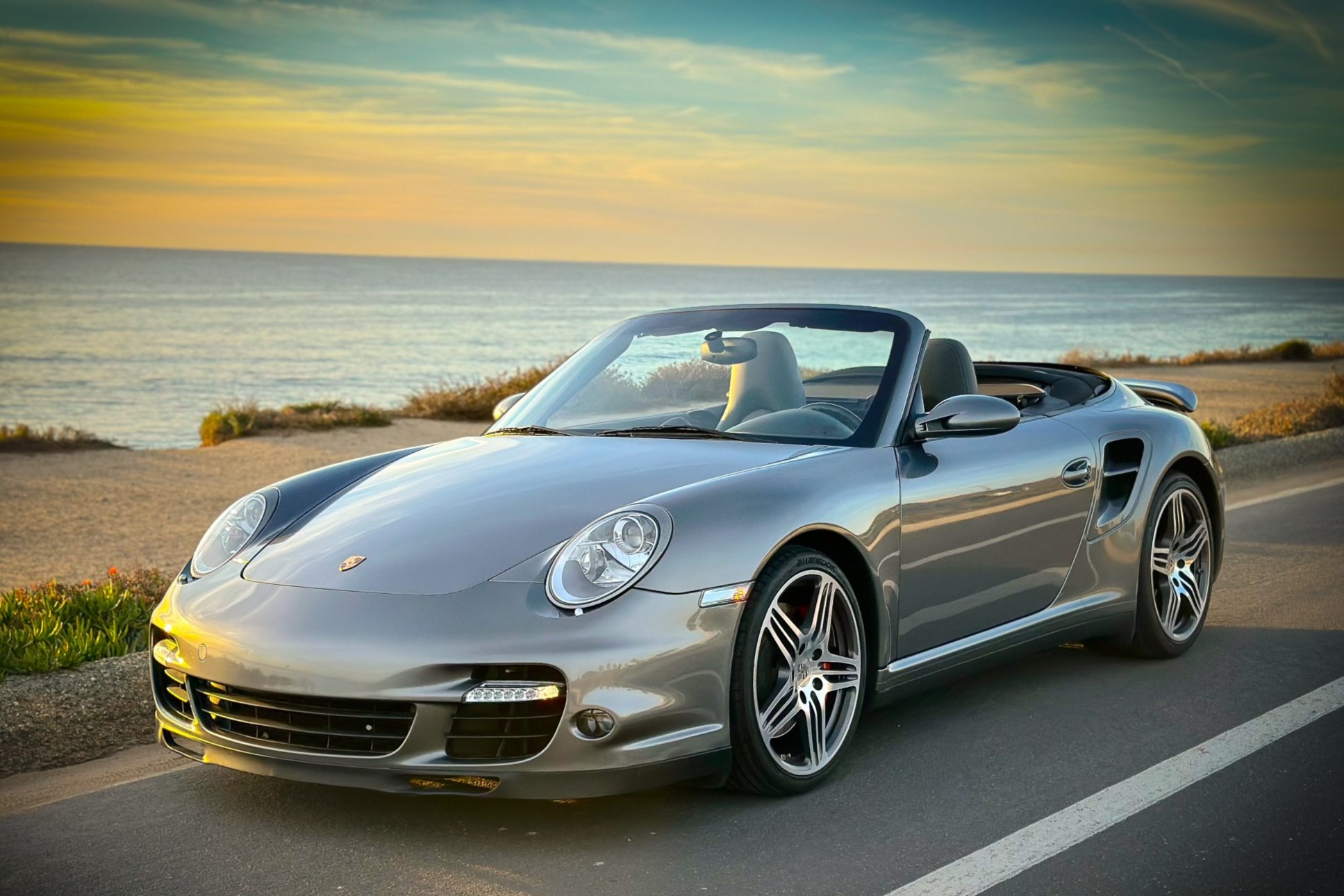18k-Mile 2009 Porsche 911 Turbo Cabriolet 6-Speed
