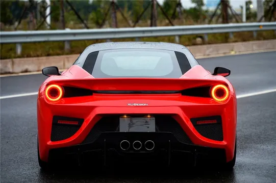 Ferrari 458 Coupe Partial Carbon Fiber Rear Bumper, Carbon Fiber Trunk, Tail Light Cover